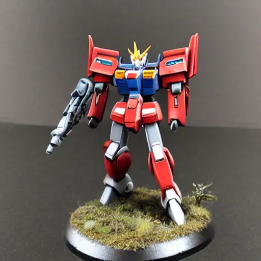 Image similar to Gundam Mech, painted Battletech miniature