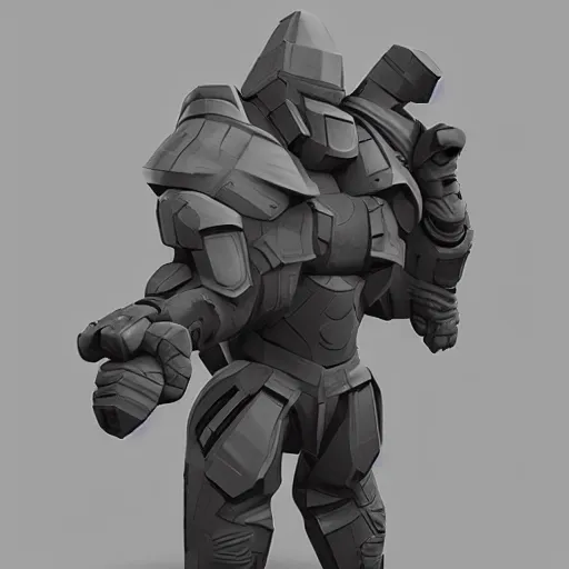 Image similar to hard surface, kitbashing component, based on realistic low poly convex shape, symmetric, unreal engine