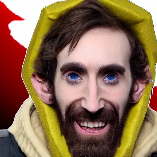 Prompt: asmongold, photograph, high detail, 8 k, youtube thumbnail