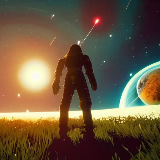 Image similar to a marvelous no man's sky screenshot