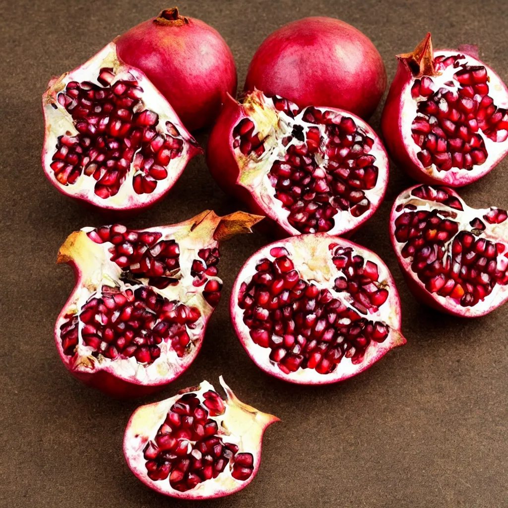 Prompt: pomegranate texture, 4k