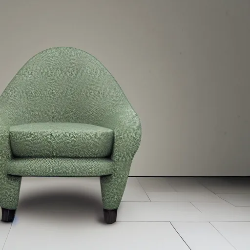 Image similar to armchair in the shape of an avocado