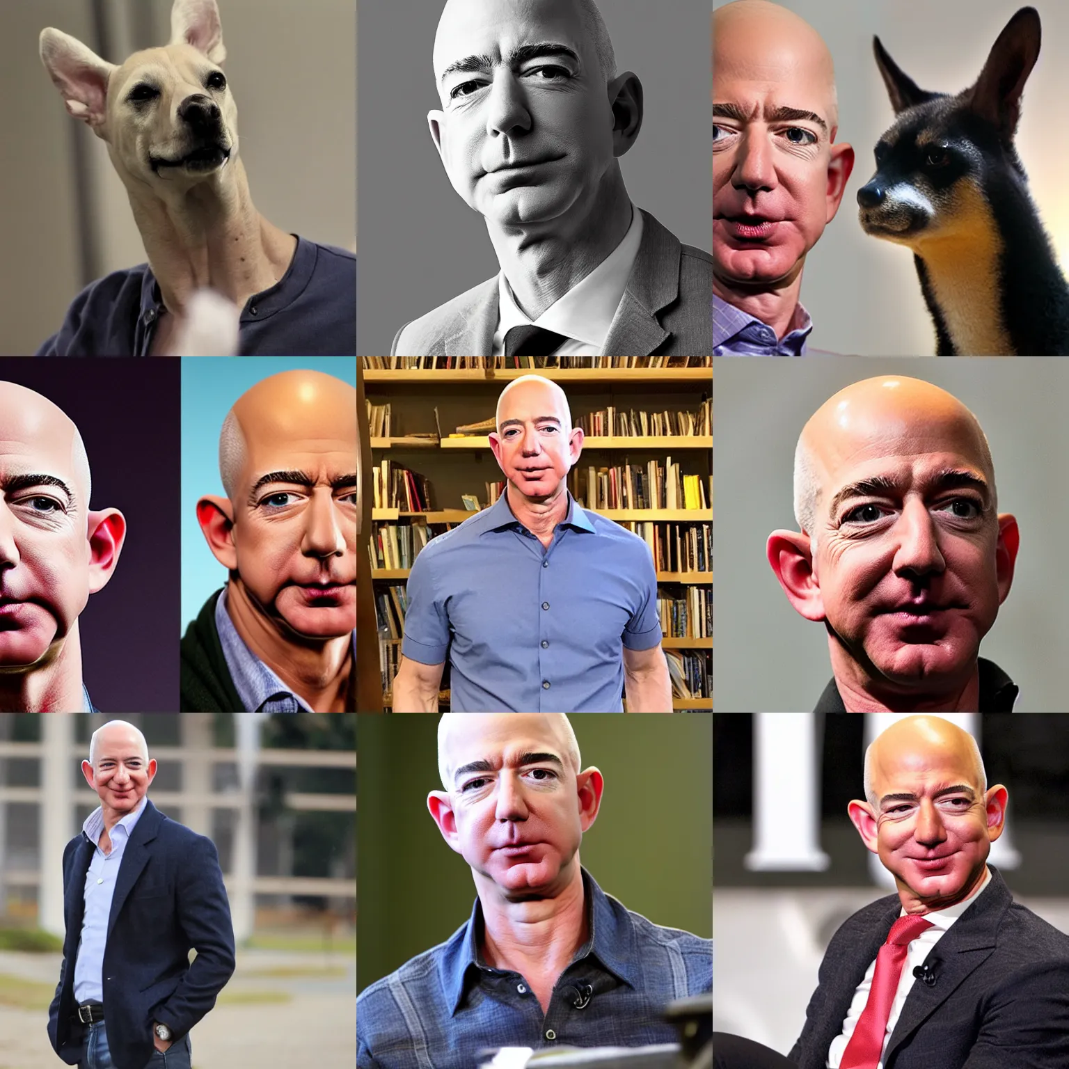 Prompt: bezos with really stretchy ears