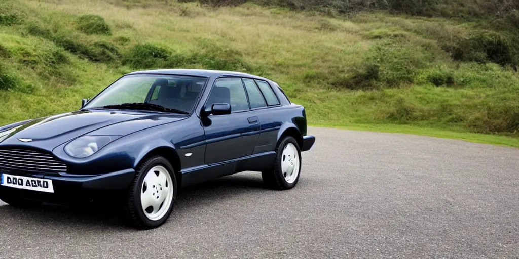 Prompt: 1990s Aston Martin DBX