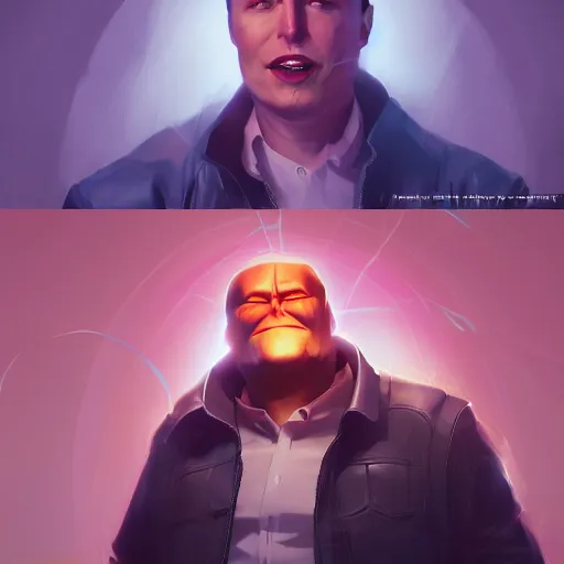 Prompt: Elon Musk as the Final Boss character, mattepainting concept Blizzard pixar maya engine on stylized background splash comics global illumination lighting artstation lois van baarle, ilya kuvshinov, rossdraws