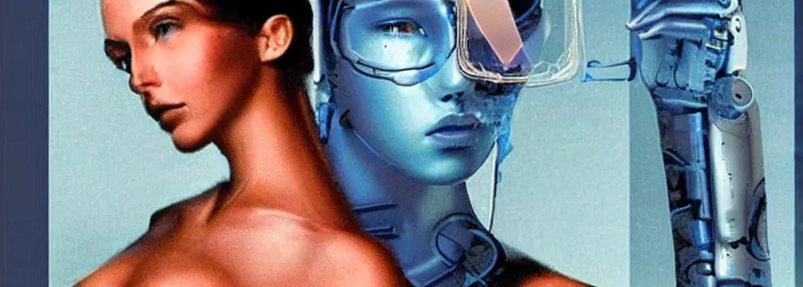 Prompt: very very very beautiful female accompanying global anthropomorphic artificial intelligence, blueprint