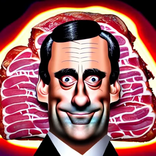 Image similar to uhd john hamm made of ham.