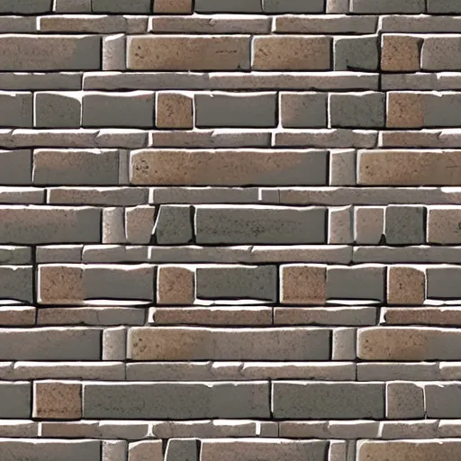 Prompt: stone brick texture, 2 d art style, the sims 4 texture
