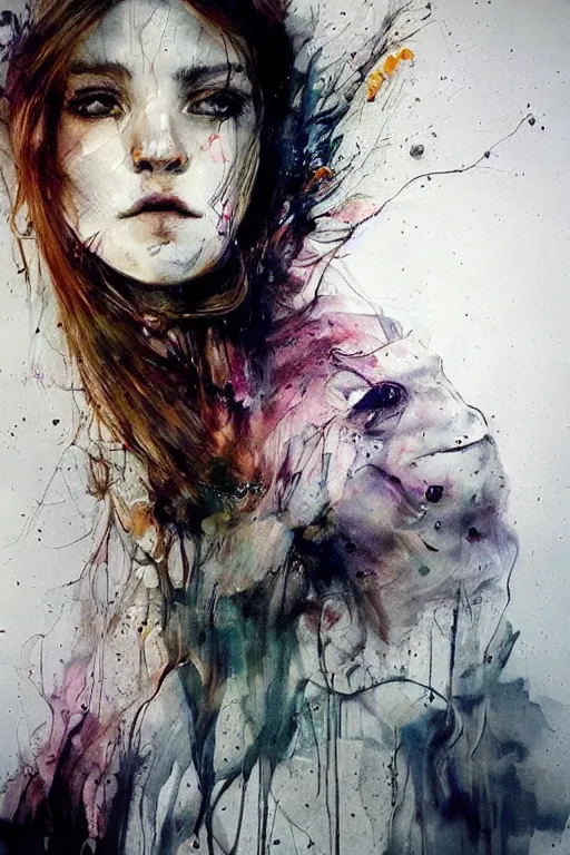 Image similar to lion, agnes cecile, beautiful