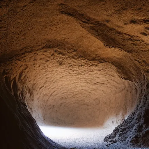 Image similar to cave stretching deep into the earth by amir zand