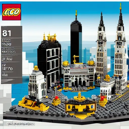 Image similar to makkah city lego set