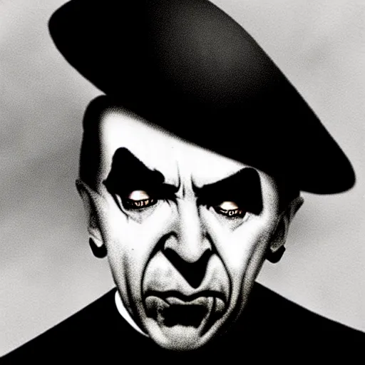 Prompt: a hyper realistic photo of Bela Lugosi in the style of Tim burton