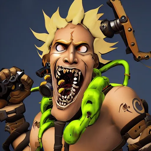 Prompt: junkrat from the video game overwatch