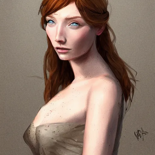 Prompt: eleanor tomlinson posing peasantry clothing, wistful bosom, highly detailed, digital painting, artstation, concept art, smooth, sharp focus, illustration
