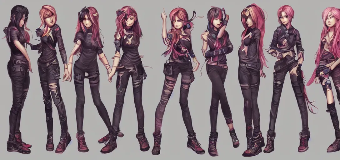 8500+ Cyberpunk Anime Visual Novel Characters, Outfits, Hairstyles &  Expressions