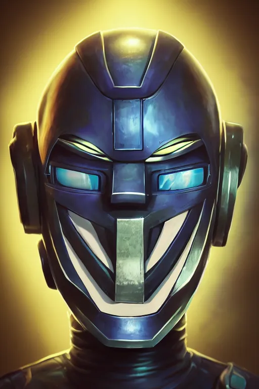 Image similar to epic mask helmet robot ninja portrait stylized as fornite style game design fanart by concept artist gervasio canda, behance hd by jesper ejsing, by rhads, makoto shinkai and lois van baarle, ilya kuvshinov, rossdraws global illumination radiating a glowing aura global illumination ray tracing hdr render in unreal engine 5