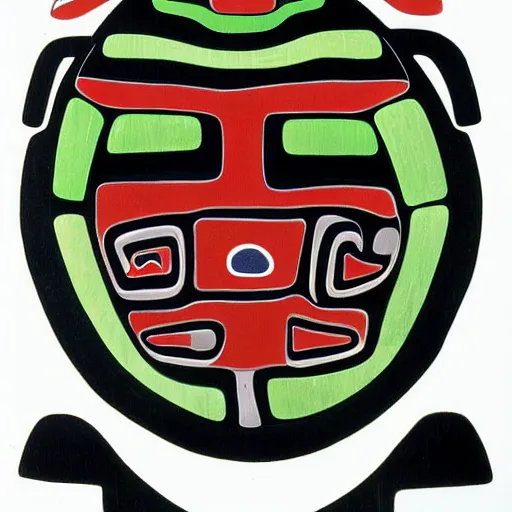 Image similar to turtle. pacific northwest coast, haida gwaii, formline, native art, tribal art, haida, clean, haida, haida