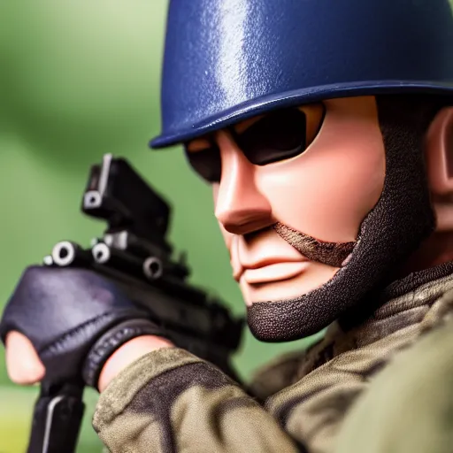 Image similar to close up of face of realistic tf 2 blue spy, 8 5 mm f / 1. 4