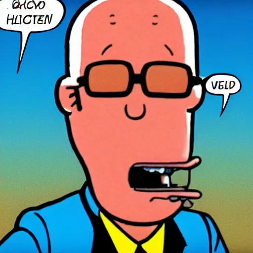 Image similar to hyper realistic dilbert, high quality, high resolution