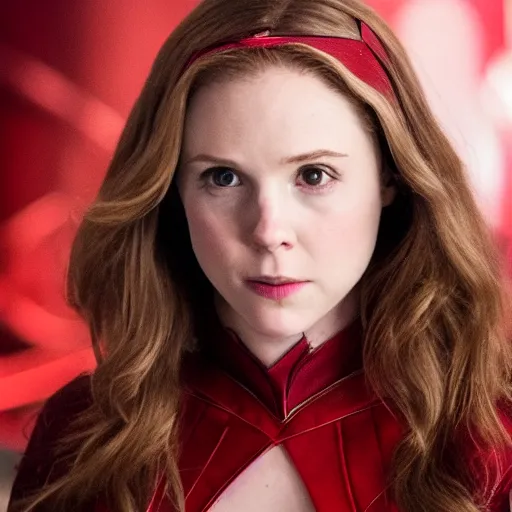 Image similar to Erin Moriarty as Scarlet Witch