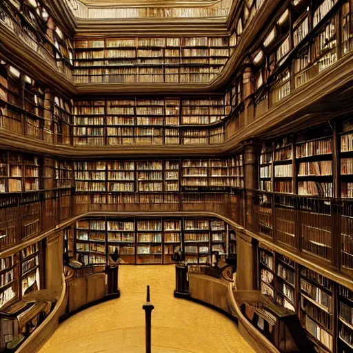 Prompt: the interior of a giant dreamy library, eyes on the walls, filled with darkness