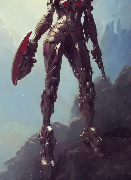 Image similar to character design game art digital 3 d girl viking evangelion cyborg armor by gaston bussiere, anna nikonova aka newmilky, greg rutkowski, yoji shinkawa, yoshitaka amano, tsutomu nihei, muira, moebius, donato giancola, trending on artstation, featured on pixiv