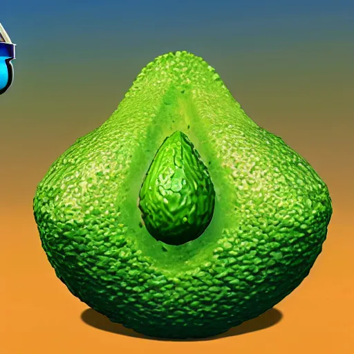 Prompt: nikocado avocado in fortnite concept