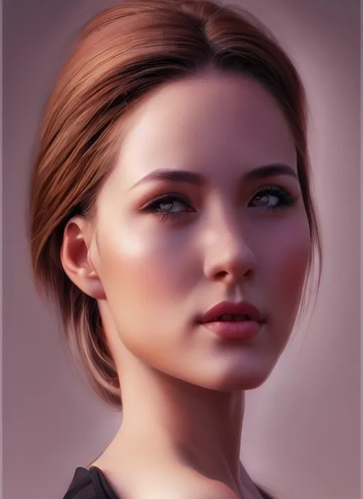 Image similar to photo of a gorgeous young woman in the style of stefan kostic, realistic, sharp focus, 8 k high definition, insanely detailed, intricate, elegant, art by stanley lau and artgerm