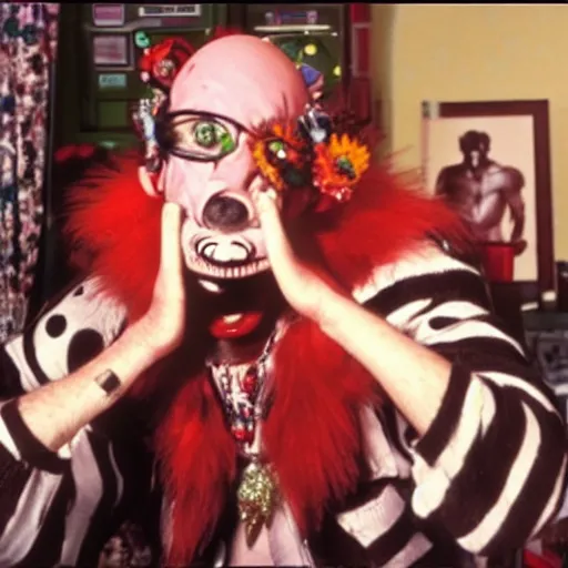 Image similar to GG Allin appears as a character in Wallace and gromit