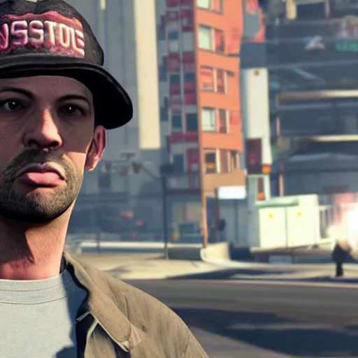 Prompt: Andrew Tate in GTA 5