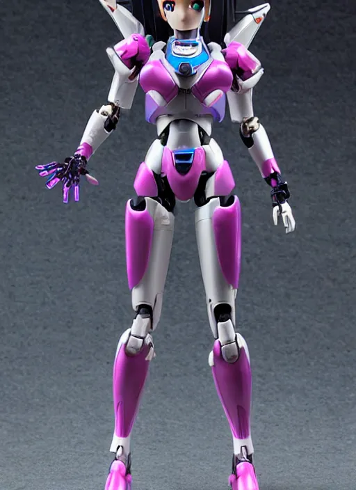 Image similar to Girl in mecha cyber Armor, portrait of the action figure of a girl, with bare legs，in the style of NEON GENESIS EVANGELION，anime figure