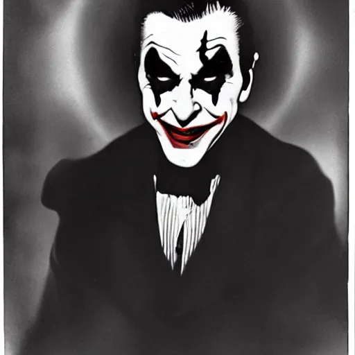 Image similar to Bela Lugosi as the joker