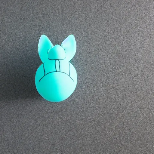 Image similar to studio photograph of a matte gray catterpillar with a neon blue head
