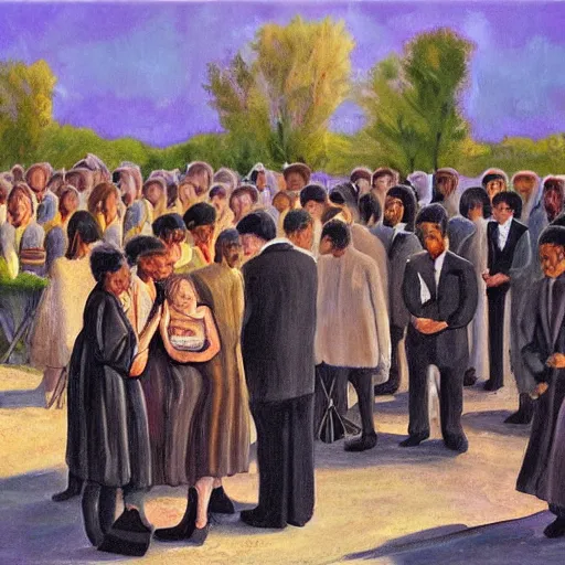 Image similar to a funeral by gordon a. smith