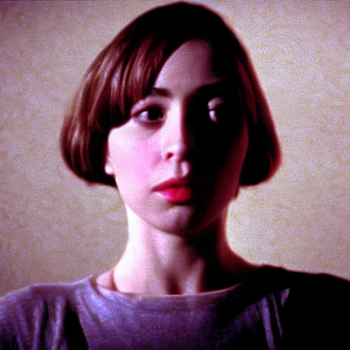 Prompt: movie still of perfect girl, cinematic composition, cinematic light, criterion collection, by gaspar noe and david lynch