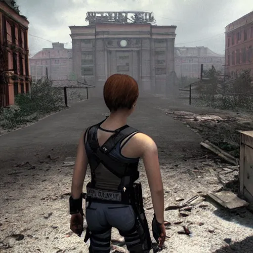 Image similar to Resident Evil set in the Soviet Union