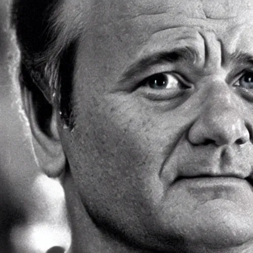 Prompt: bill murray in john carpenters the thing