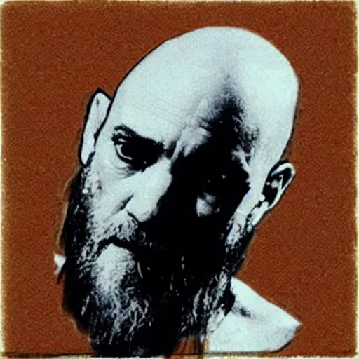 Image similar to cave painting of michael stipe