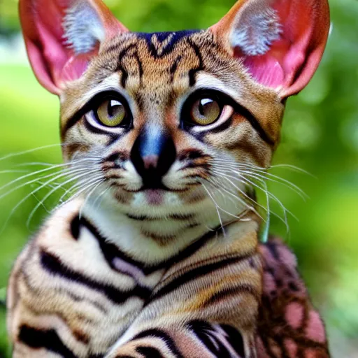 Image similar to Margay, with human ears!!!!!