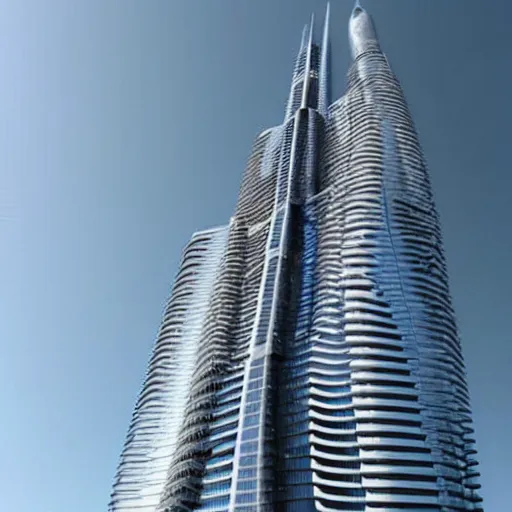 Image similar to Tallest building in the world in 2050