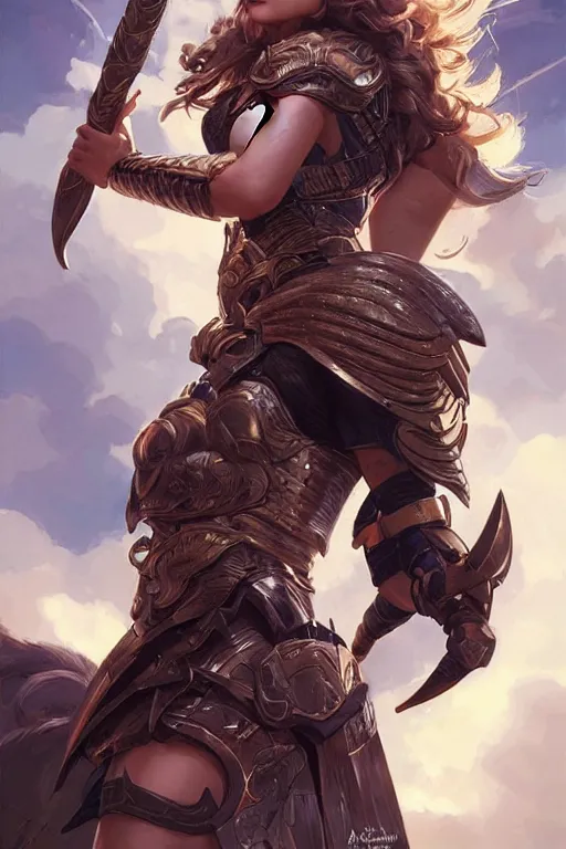 Image similar to amazon valkyrie athena, d & d, fantasy, portrait, highly detailed, headshot, digital painting, trending on artstation, concept art, sharp focus, illustration, art by artgerm and greg rutkowski and magali villeneuve