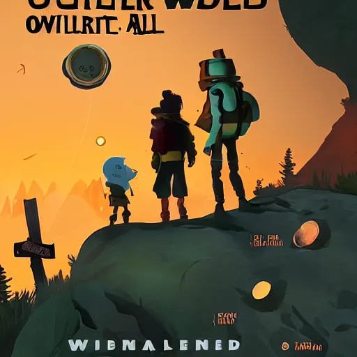 Image similar to outer wilds venture, poster