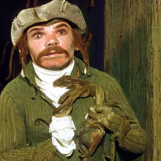 Prompt: pepe as davy jones