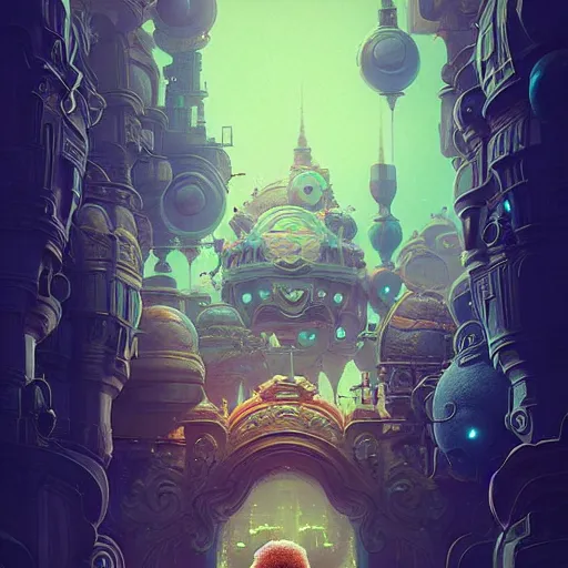 Image similar to fluff, cute:: by beeple and James Gilleard and Justin Gerard :: ornate, dynamic, particulate, intricate, elegant, highly detailed, centered, artstation, smooth, sharp focus, octane render, 3d