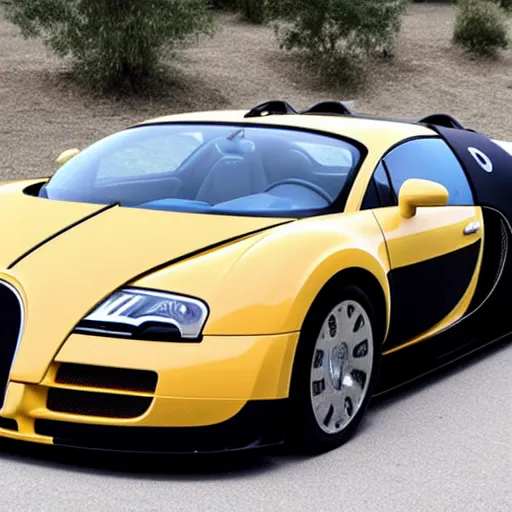 Prompt: “Bugatti Veyron if it were made in 1984”