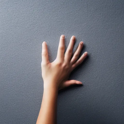 Prompt: hand on white background, stock photo