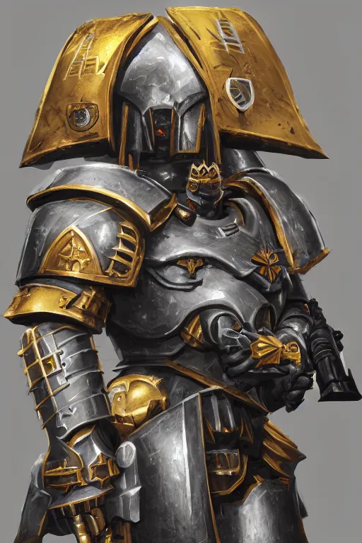 Image similar to armor portrait heros warhammer 4 0 k horus heresy fanart - the primarchs emperor by johannes helgeson animated with vfx concept artist & illustrator global illumination ray tracing hdr fanart arstation zbrush central hardmesh 8 k octane renderer comics stylized