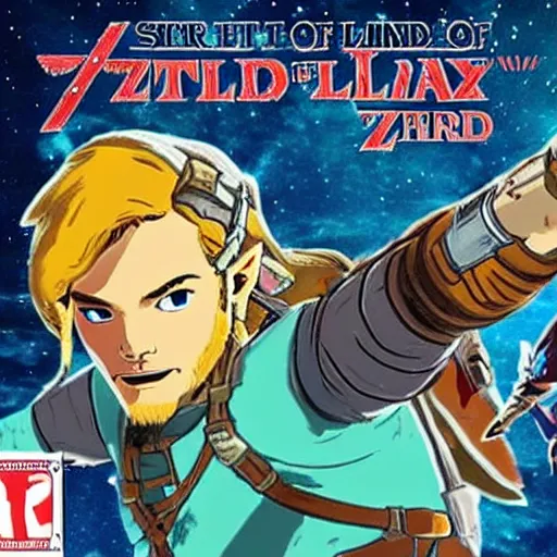 Image similar to Star Lord in The Legend of Zelda Breath of the Wild