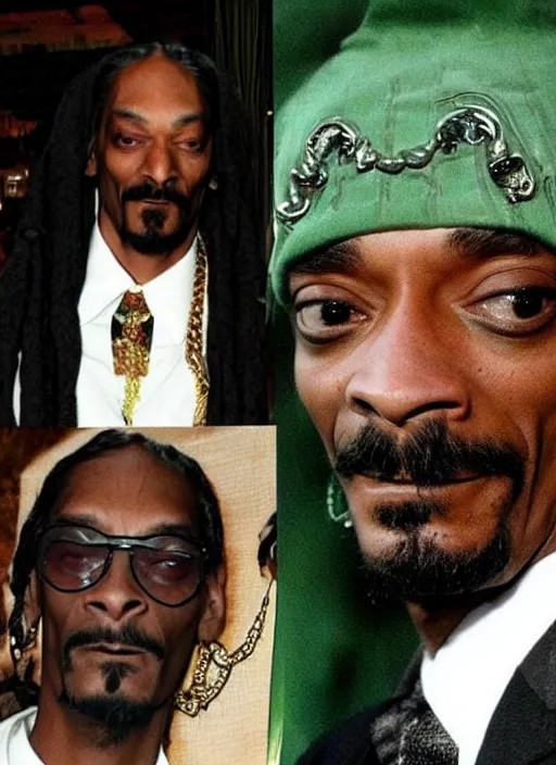 Prompt: Snoop dogg in the lord of the ring's universe