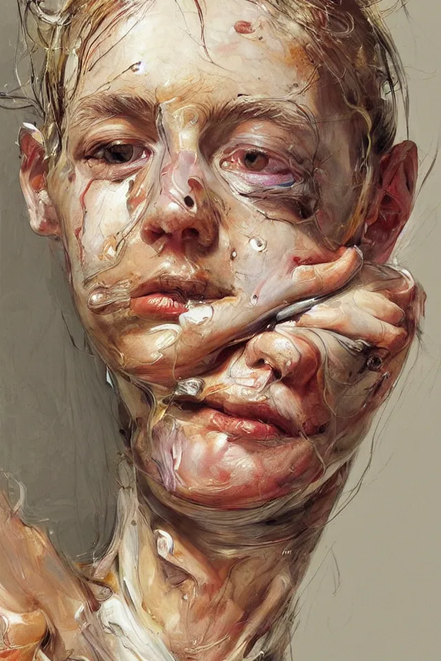 Image similar to iphone wallpaper lock screen wallpaper, by jenny saville, hd, highly detailed, masterful artwork